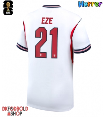 England Eberechi Eze #21 Hjemmebanetrøje VM 2026 Kort ærmer England Eberechi Eze #21 Hjemmebanetrøje VM 2026 Kort ærmer